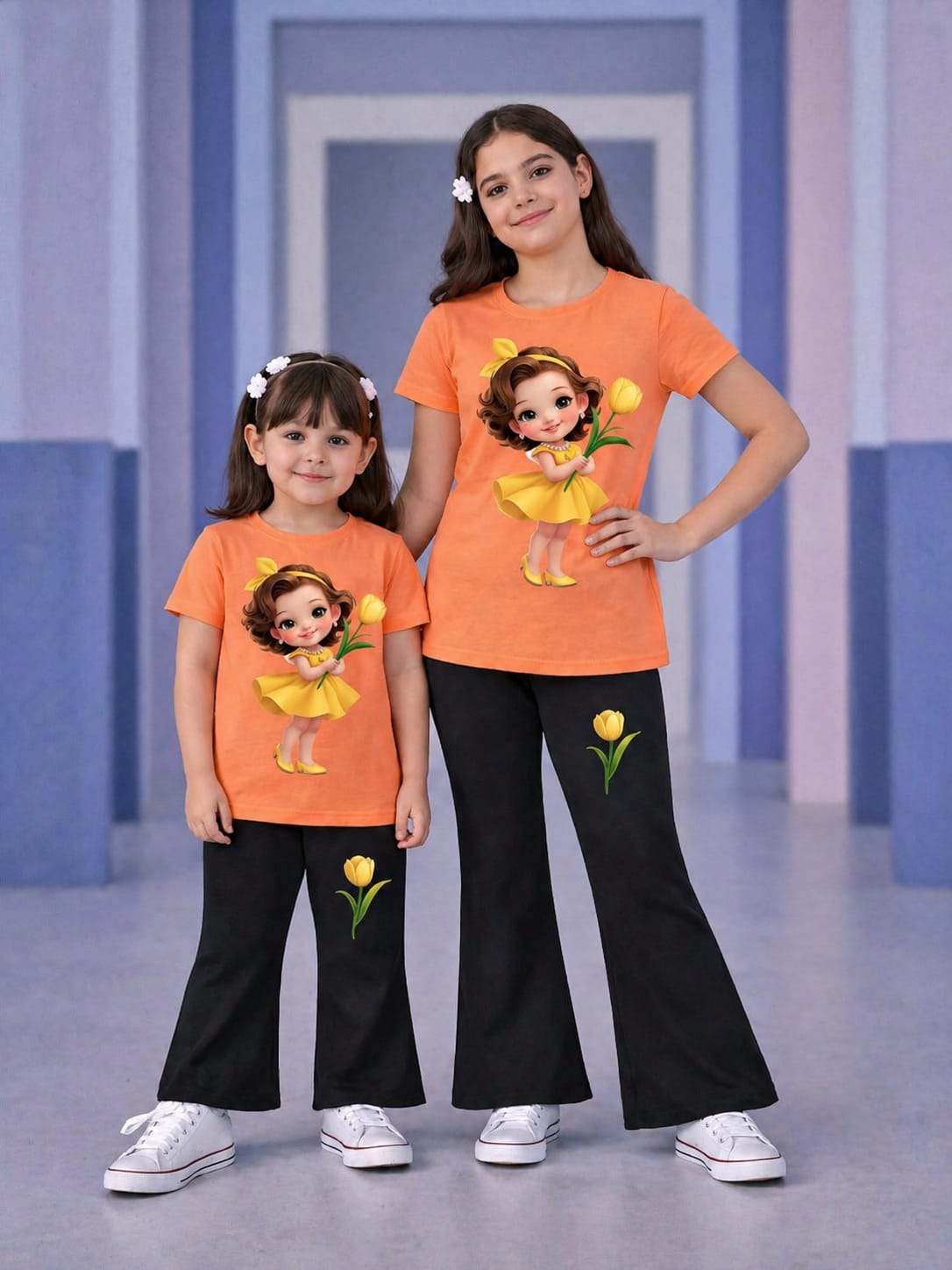 4.jpeg বেবি সেট – (হালকা কমলা) - Image 1