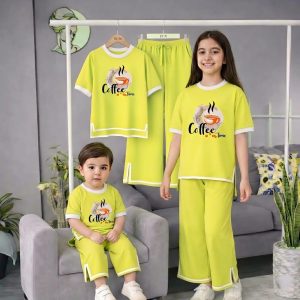 Baby Night Suit - (হলুদ কালার)